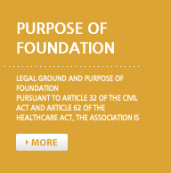 Purpose of foundation